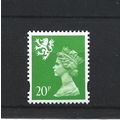 Scotland.S83 20p Bright Green.Unmounted Mint.Aug25