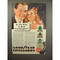 1940 Goodyear Lifeguard Tire Ad - Keep your Dau...