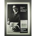 1970 Heineken Beer Ad - There is Beer
