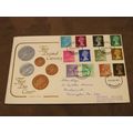 Cotswold 1971 GB FDC Cover - 1st Decimal Curren...