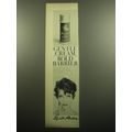 1958 Elizabeth Arden Blue Grass Cream Deodorant Ad - Gentle Cream Bold Barrier