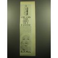 1958 Elizabeth Arden Ardena Skin Deep Milky Cleanser Ad - Creams the dirt out