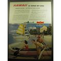1958 United Air Lines Ad - Hawaii on United Air Lines Summer is so near