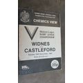 1980 Rugby Football League Programme - Widnes v...