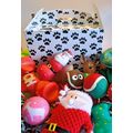 20 X CHRISTMAS XMAS DOG PUPPY TOYS ROPE SQUEAKY...