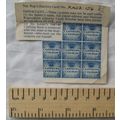 1947 Clothing Coupons x 8