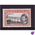 NIGERIA 5/- BLACK AND ORANGE SG 59c M MINT