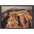 ISRAEL POSTCARD - MASADEA, AERIAL VIEW OF THE F...