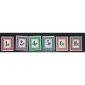 south africa stamp postage due sgd45 set d50 hm