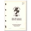rochester carburetors 1951 model bb service bul...
