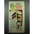 1950 Betty Crocker Devil's Food Cake Mix Ad