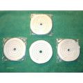 4 Pieces 4" Diameter 1/2" Thick Cotton Polishin...