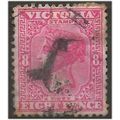 Victoria 1895 SG302 8d Bright Scarlet/Pink Good...