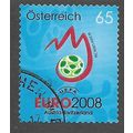 AUT 2008 65c (S/A) 'EURO 2008 FOOTBALL ' FINE U...