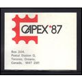 Paper Logo of CAPEX '87 Box0123
