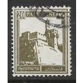 PALESTINE 1927 20M OLIVE CITADEL JERUSALEM SG 9...