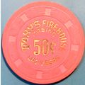 Foxy's Firehouse. 50¢ Casino Chip. Las Vegas, N...