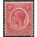 British Honduras 1926 SG128 2c Rose-Carmine Mou...