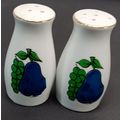 VINTAGE JAPAN SALT & PEPPER SHAKER SET FRUIT PA...