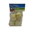 Premium 4" Long Beef Hide Bones for Dogs 2 Pack