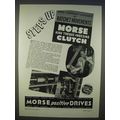 1939 Morse High Torque-Indexing Clutch Ad