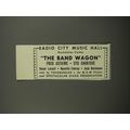 1953 The Band Wagon Movie Ad - Radio City Music Hall Rockefeller Center