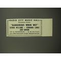 1953 Dangerous When Wet Movie Ad - Radio City Music Hall Rockefeller Center