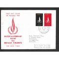 IRELAND 1968 HUMAN RIGHTS YEAR SET 2 VALS SG263...