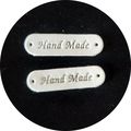 Sew on Label "Handmade" Faux Leather 4.5x1 cm C...