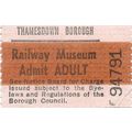 Thamesdown Borough Paper Roll Ticket - Railway ...