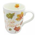 Autumn Leaves Fine China Mug Hello Autumn 10.5 ...