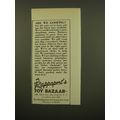1961 Rappaport's Toy Bazaar Advertisement - Are...