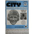 1974 programme Manchester City v. Leicester Cit...