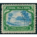 Cook Islands 1938 3s greenish blue & green SG12...