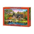 The Stoney Bridge 500 Piece Castorland Used Jigsaw Puzzle Complete