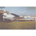 WDL Fokker F27 100 Civil Aircraft Postcard (QA239)