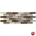 Polished Glass Mosaic - Blend Brick