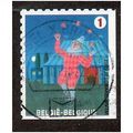 BEL 2009 (59c)(S/A) 'CIRCUS - CLOWN ON UNICYCLE...