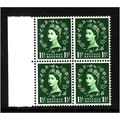 GREAT BRITAIN 1952 SG 517 1 1/2d GREEN TUDOR CR...