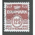 DEN 1933 125o 'NUMERAL - BROWN' FINE USED (EBID...