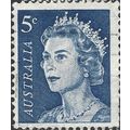 AUSTRALIA, Queen Elizabeth II, blue 1967, 5c, #4