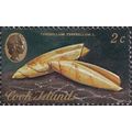 COOK ISLANDS, MOLLUSC, Terebellum Terebellum, black 1974, 2c