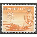 Seychelles 1952 SG163 20c Orange-Yellow Mounted...