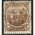 Barbados 1921 ¼d Brown SG217 GU