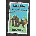 NIGERIA 1990 WILDLIFE 2N.50 MOUNTAIN GORILLA SG...