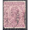 India 1911 - KGV 2a purple - used
