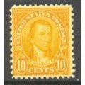 642 10c James Monroe Barely Clears MNH Q1904