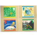 4 Royal Mail postcards The Green Issue
