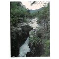 DOG FALLS, GLEN AFFRIC. CANNICH used postcard 2...