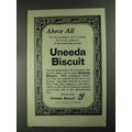 1903 Uneeda Biscuit Ad - Above All